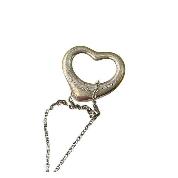 Tiffany & Co. Elsa Peretti Small Open Heart Necklace - Picture 11 of 12
